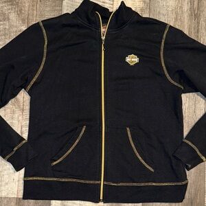 Harley-Davidson Black Jacket with Gold Detailing-size M